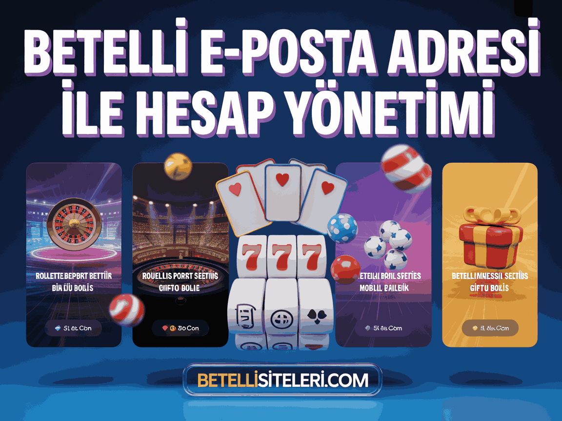 Betelli E-Posta Adresi İle Hesap Yönetimi